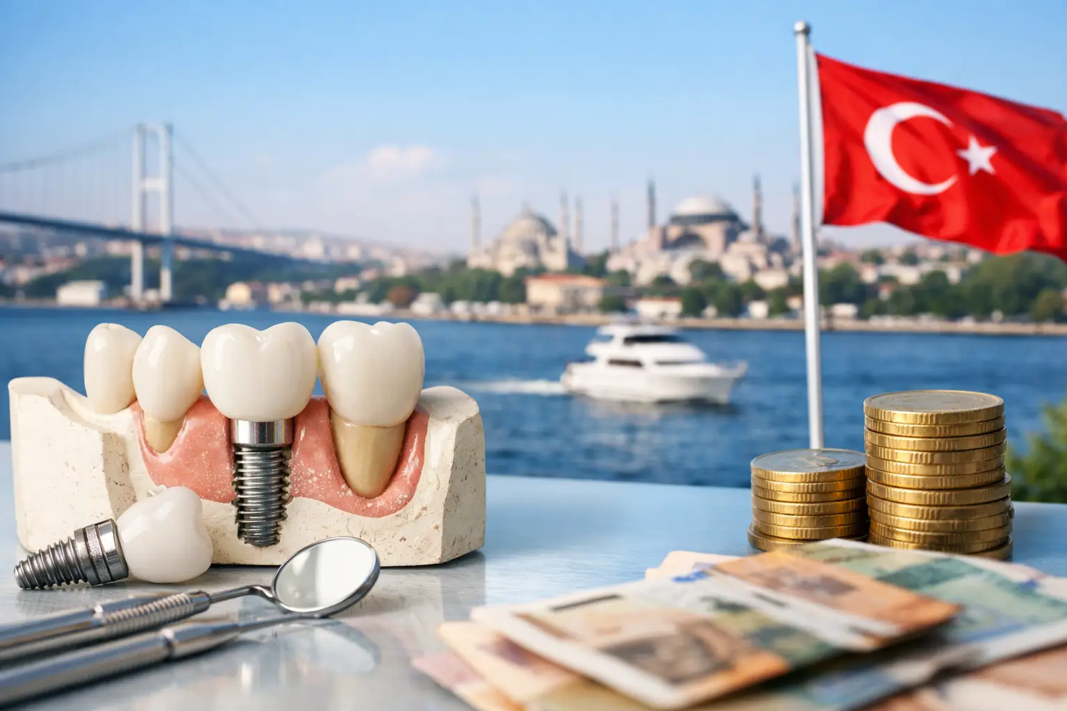 Cât costă implant dentar în Turcia?